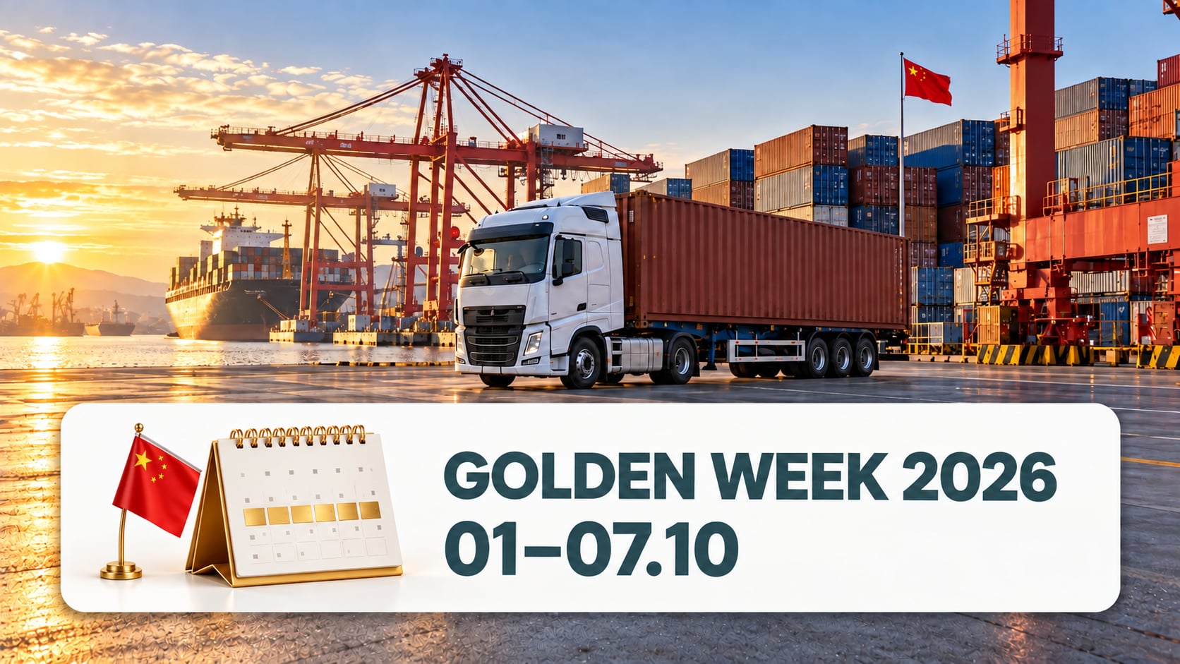 Golden Week 2026 в Китае: как праздники влияют на доставку в Украину
